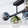Chehalis Plafondlamp, Kogellampje Blauw, Groen, Duidelijk, Koperkleurig, 5-lichts