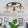 Ripoll Plafondlamp, Kogellampje Amber, Duidelijk, 3-lichts
