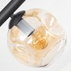 Ripoll Plafondlamp, Kogellampje Amber, 6-lichts