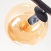 Gastor Plafondlamp, Kogellampje Amber, 5-lichts