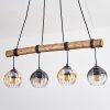 Koyoto Hanglamp, Kogellampje, Hanglamp Natuurlijke kleuren, Zwart, 4-lichts