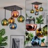 Koyoto Plafondlamp, Kogellampje 37 cm Blauw, Goud, Groen, Koperkleurig, 5-lichts