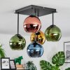 Koyoto Plafondlamp, Kogellampje 37 cm Blauw, Goud, Groen, Koperkleurig, 5-lichts