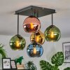 Koyoto Plafondlamp, Kogellampje 37 cm Blauw, Goud, Groen, Koperkleurig, 5-lichts