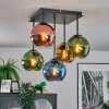 Koyoto Plafondlamp, Kogellampje 37 cm Blauw, Goud, Groen, Koperkleurig, 5-lichts