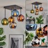 Koyoto Plafondlamp, Kogellampje 37 cm Blauw, Chroom, Goud, Groen, Koperkleurig, Rookkleurig, 5-lichts