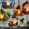 Koyoto Plafondlamp, Kogellampje 37 cm Blauw, Chroom, Goud, Groen, Koperkleurig, Rookkleurig, 5-lichts