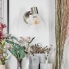 Saire Wandlamp, Muurspot Chroom, Nikkel mat, 1-licht