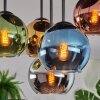 Koyoto Plafondlamp, Kogellampje 45 cm Blauw, Chroom, Goud, Groen, Koperkleurig, Rookkleurig, 5-lichts