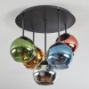 Koyoto Plafondlamp, Kogellampje 45 cm Blauw, Chroom, Goud, Groen, Koperkleurig, Rookkleurig, 5-lichts
