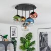 Koyoto Plafondlamp, Kogellampje Blauw, Goud, Groen, Duidelijk, Koperkleurig, Rookkleurig, 5-lichts
