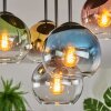 Koyoto Plafondlamp, Kogellampje Blauw, Goud, Groen, Duidelijk, Koperkleurig, Rookkleurig, 5-lichts