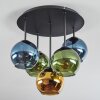 Koyoto Plafondlamp, Kogellampje 45 cm Blauw, Goud, Groen, 5-lichts