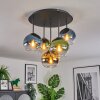 Koyoto Plafondlamp, Kogellampje 45 cm Blauw, Goud, Groen, Duidelijk, 5-lichts