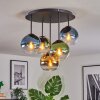 Koyoto Plafondlamp, Kogellampje 45 cm Blauw, Goud, Groen, Duidelijk, 5-lichts