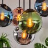 Gastor Plafondlamp, Kogellampje Blauw, Chroom, Groen, Koperkleurig, Rookkleurig, 5-lichts