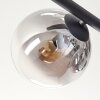 Gastor Plafondlamp, Kogellampje Duidelijk, Rookkleurig, 5-lichts