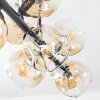Ripoll Plafondlamp, Kogellampje Amber, Duidelijk, 10-lichts