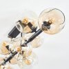 Ripoll Plafondlamp, Kogellampje Amber, Duidelijk, 10-lichts