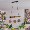Koyoto Hanglamp, Kogellampje, Hanglamp Natuurlijke kleuren, Zwart, 3-lichts