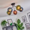 Koyoto Plafondlamp, Kogellampje 52 cm Blauw, Groen, Koperkleurig, 5-lichts