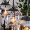 Gastor Hanglamp, Kogellampje, Hanglamp Amber, Duidelijk, Rookkleurig, 3-lichts