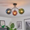 Gastor Plafondlamp, Kogellampje Blauw, Groen, Koperkleurig, 3-lichts
