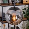 Gastor Hanglamp, Kogellampje, Hanglamp Amber, Duidelijk, Rookkleurig, 3-lichts
