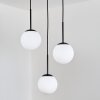 Gastor Hanglamp, Kogellampje, Hanglamp Wit, 3-lichts