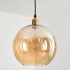 Koyoto Hanglamp, Kogellampje, Hanglamp Goud, 1-licht