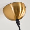 Koyoto Hanglamp, Kogellampje, Hanglamp Goud, 1-licht