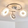 Prag Plafond spot LED Chroom, 3-lichts