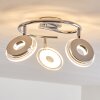 Prag Plafond spot LED Chroom, 3-lichts
