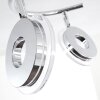 Prag Plafond spot LED Chroom, 3-lichts