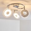 Prag Plafond spot LED Chroom, 3-lichts
