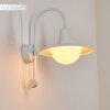 Pohei Wandlamp voor buiten Wit, 1-licht, Bewegingsmelder