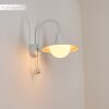 Pohei Wandlamp voor buiten Wit, 1-licht, Bewegingsmelder