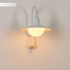 Pohei Wandlamp voor buiten Wit, 1-licht, Bewegingsmelder