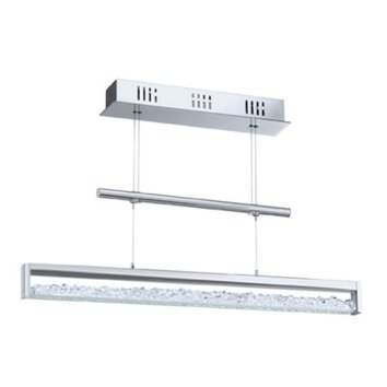 Eglo CARDITO 1 Hanglamp LED Chroom, Kristaloptiek, 1-licht