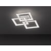 Wofi MODESTO Plafondlamp LED Zilver, 3-lichts