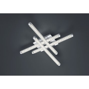 Reality STREET Plafondlamp LED Chroom, 4-lichts