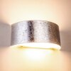 Lesina M Muurlamp Zilver, 2-lichts