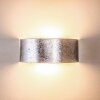 Lesina M Muurlamp Zilver, 2-lichts