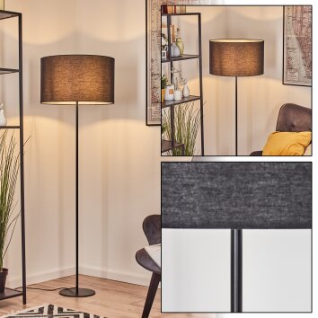 Flemming Staande lamp Zwart, 1-licht
