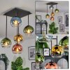 Koyoto Plafondlamp, Kogellampje Blauw, Goud, Groen, Duidelijk, Koperkleurig, 5-lichts