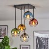 Koyoto Plafondlamp, Kogellampje Blauw, Goud, Groen, Duidelijk, Koperkleurig, Rookkleurig, 5-lichts