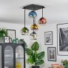 Koyoto Plafondlamp, Kogellampje Blauw, Goud, Groen, Duidelijk, Koperkleurig, Rookkleurig, 5-lichts