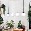 Gastor Hanglamp, Kogellampje, Hanglamp Wit, 4-lichts