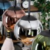 Gastor Hanglamp, Kogellampje, Hanglamp Blauw, Chroom, Groen, Koperkleurig, Rookkleurig, 4-lichts