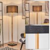 Flemming Staande lamp Natuurlijke kleuren, Zwart, 1-licht